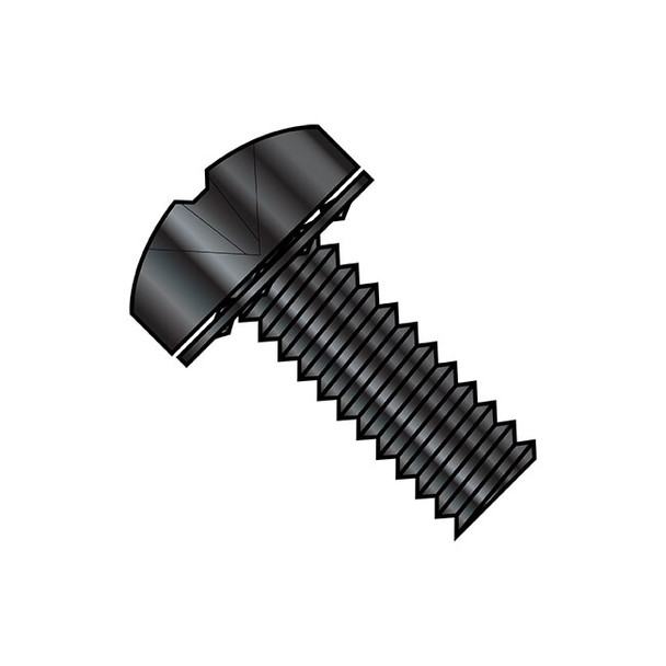 #10-32 x 3/8 in Phillips Pan Machine Screw, Zinc Plated Steel, 6000 PK