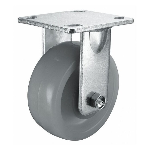 Manufacturer Varies Rigid Plate Caster,Nylon,4 in.,1000 lb. P25R-N040K-14-001