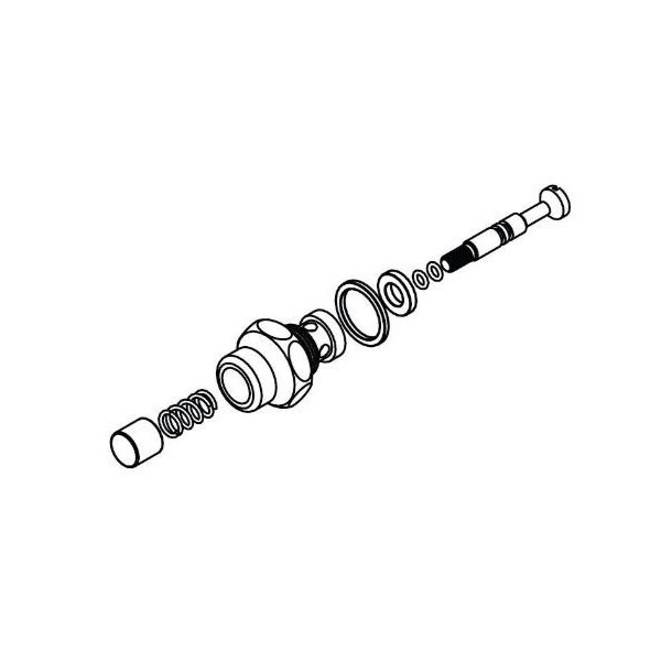 American Standard Valve Assembly F/1Pedal 7680110-Rp M962778-0020A