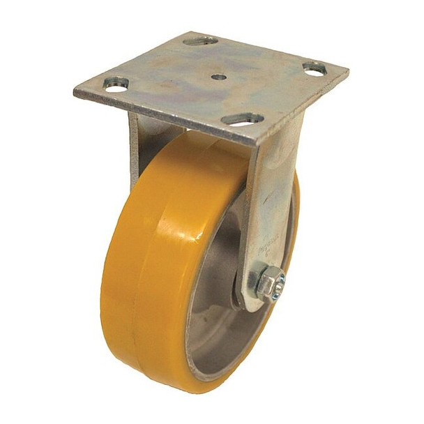 NSF-Listed Plate Caster,1250 lb. Ld Rating,Roller
