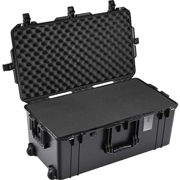 Pelican Pelican Aircase w Foam,9.72 in,PrPu,Blk 1626AIR