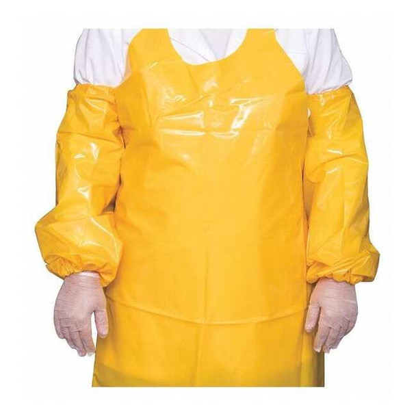 Protective Sleeve, 21 in Length, 6 mil Thick, Not Applicable Seam, Yellow