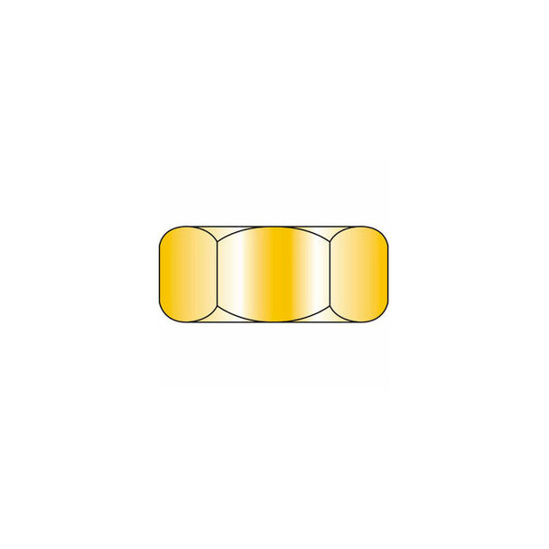 Finished Hex Nut - 1/2-20 - Low Carbon Steel - UNF Pack of 100