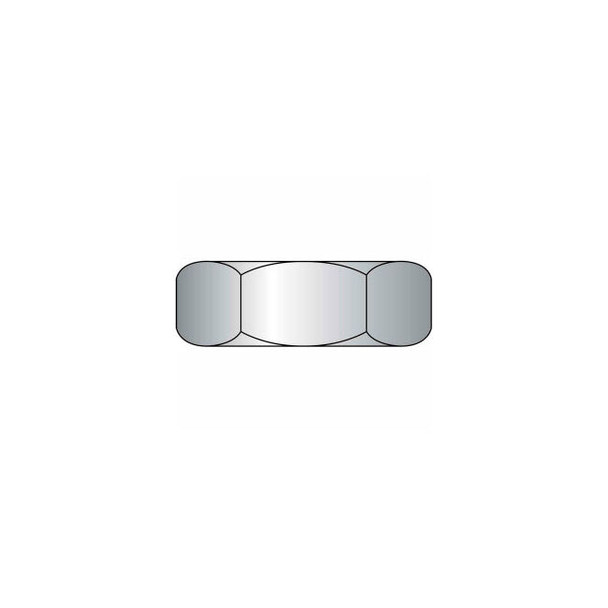 Hex Machine Screw Nut - #8-32 x 5/16"" x 7/64"" - Small Pattern - Carbon Steel -