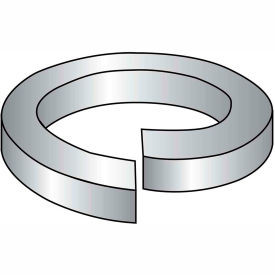 Split Lock Washer - 1/4"" - Steel - Thru Hardened - Zinc Yellow - Pkg of 100 - B