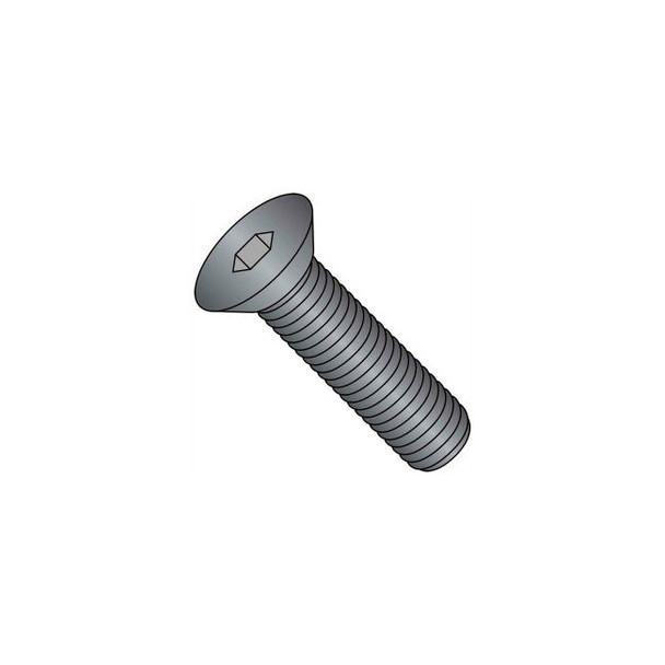 Flat Socket Cap Screw - 10-24 x 5/8"" - Steel Alloy - Thermal Black Oxide - FT -