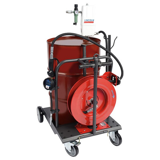 Lincoln Industrial Portable Oil Pump with Gun,30 ft. Hose 279092 Lincoln Industrial Portable Oil Pump with Gun,30 ft. Hose 279092