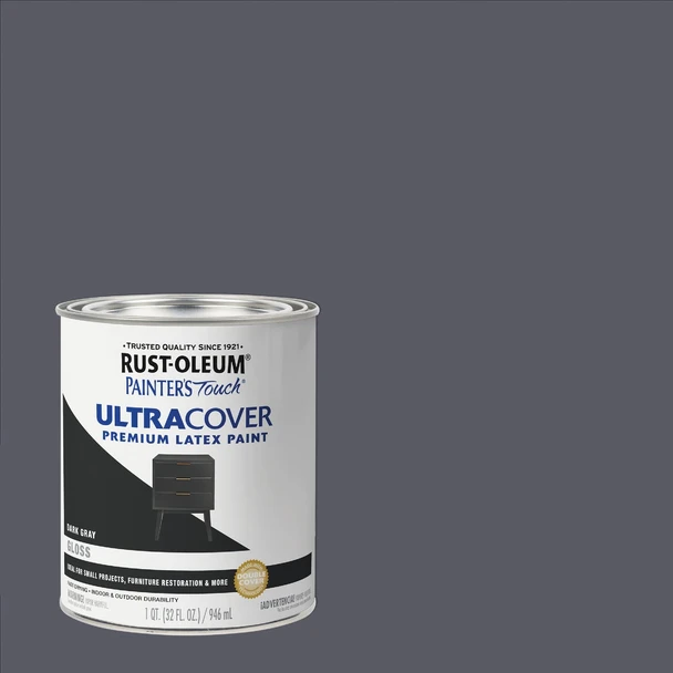 Painter's Touch Qt Gls Drk Gray Paint 1986502