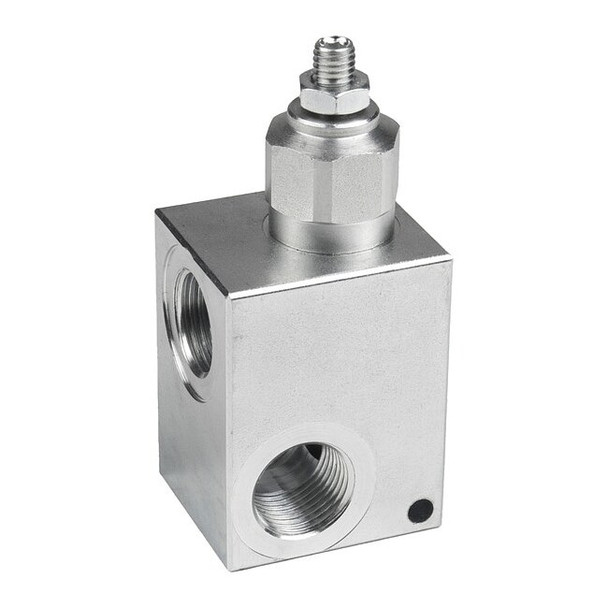 Delavan Fluid Power Inline Relief Valve,30 gpm,Cast IronUNF RV-80-210-SAE10-S