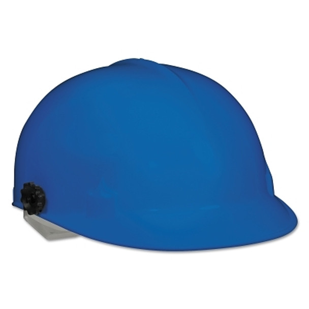 BC 100 Bump Cap, 4-Point Pinlock, Front Brim, Blue, Includes Face Shield Attachment Pack of 12