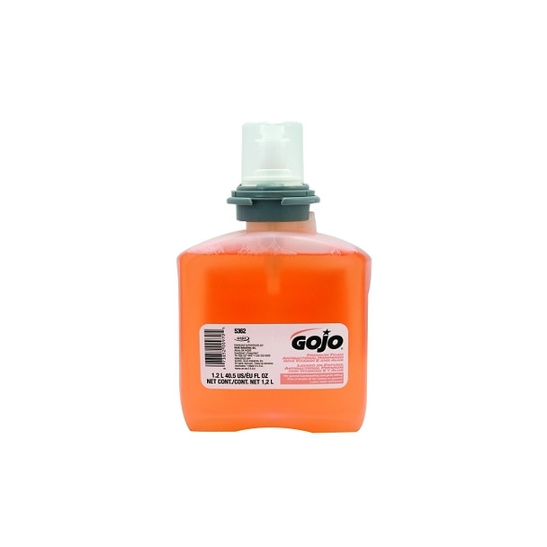 Premium Foam Antibacterial Handwash, Fruit, Refill Bottle, 1,200 mL Pack of 2