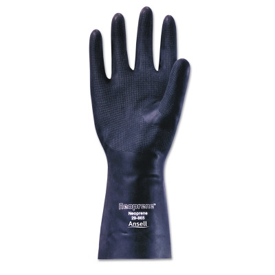 Neoprene Gloves, 11, Black Pack of 12