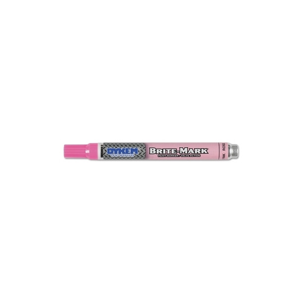 BRITE-MARK® Medium Permanent Paint Marker, Valve Action, Pink Pack of 12
