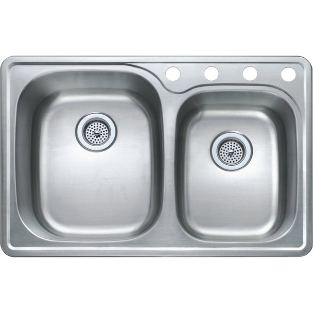 CMI 33x22x9 Dbl Ss Sink 482-6292