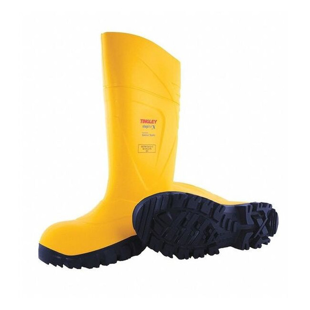 Men's Steplite X(R) Tall Rubber Boots, Steel Toe, 15" Height, Yellow, 14