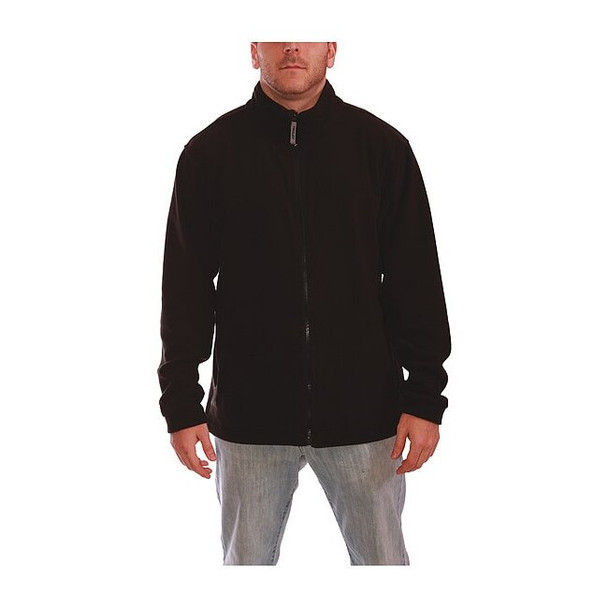 Tingley Men's Jacket, Polyester/Nylon, Zipper, Black, 5XL J72003
