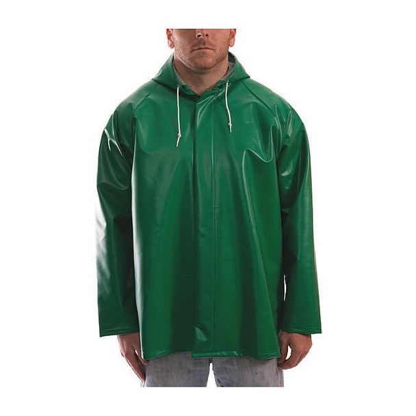 Tingley Safetyflex Flame Resistant Rain Jacket, Green, M J41108