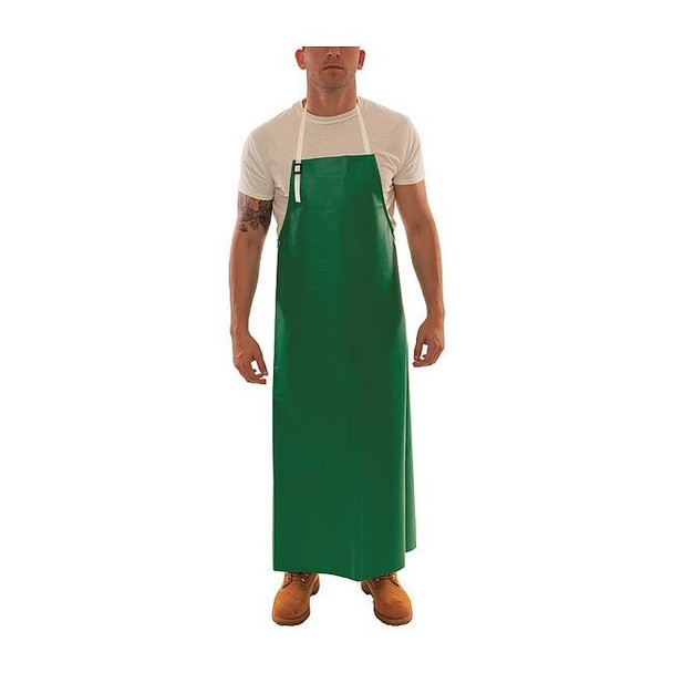 Tingley Bib Apron, PVC, Green, 48 in, M A41008.MD.02