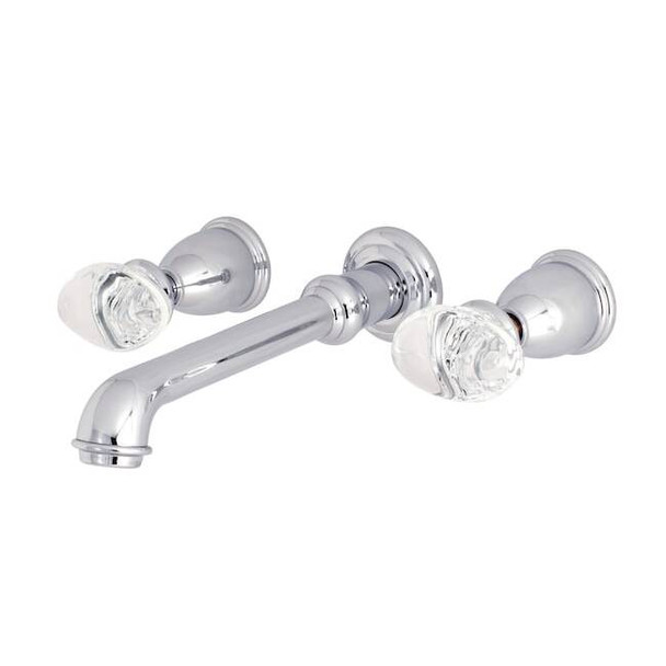 Kingston Brass Roman Tub Faucet, Polished Chrome, Wall Mount KS7021WVL