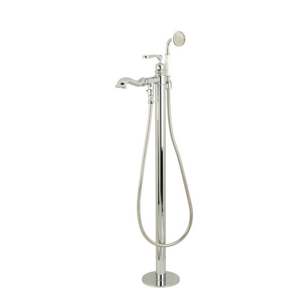 Kingston Brass Freestanding Tub Faucet, Polished Chrome, Freestanding KS7011RL