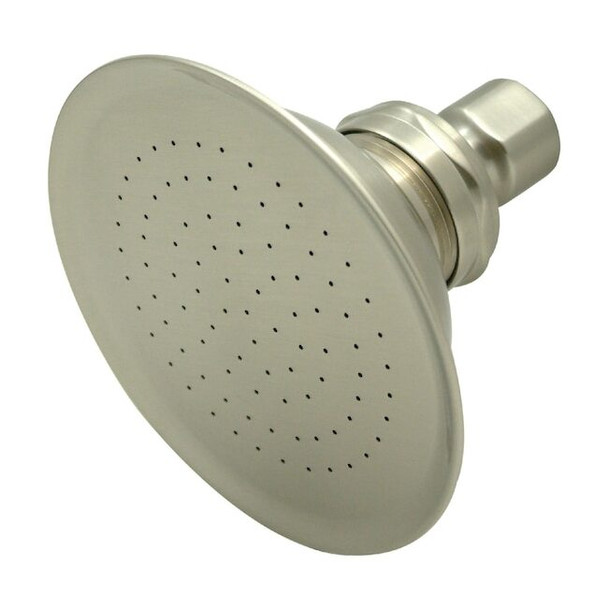 Kingston Brass Shower Head, Brushed Nickel, Wall Mount P10SN