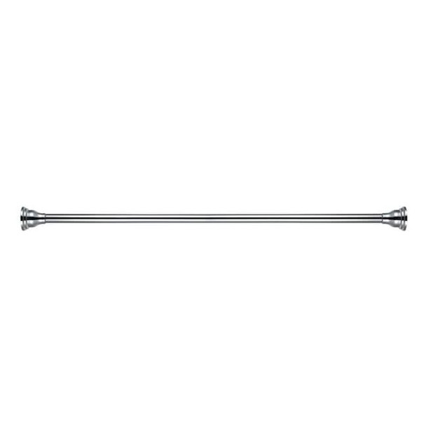 Kingston Brass SR111 72" Tension Shower Rod with Decorative Flange SR111
