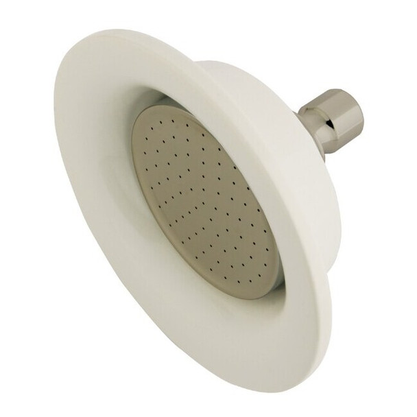 Kingston Brass Shower Head, Brushed Nickel, Wall Mount P60SN