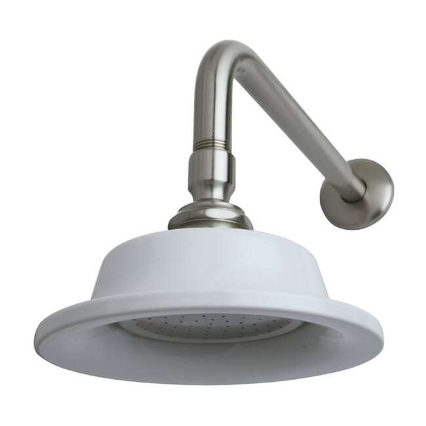 Kingston Brass Shower Head, Brushed Nickel, Wall Mount P60SNCK