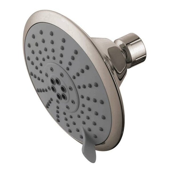 Kingston Brass Shower Head, Brushed Nickel, Wall Mount KX258