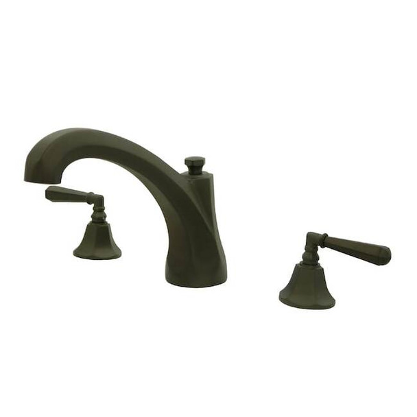 Kingston Brass Roman Tub Faucet, Oil Rubbed Bronze, Deck Mount KS4325HL