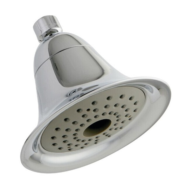 Kingston Brass Shower Head, Polished Chrome, Wall Mount KX361