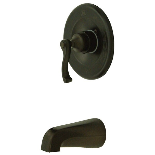 Tub and Shower Faucet, Standard, 2, Wall Mount, Oil Rubbed Bronze