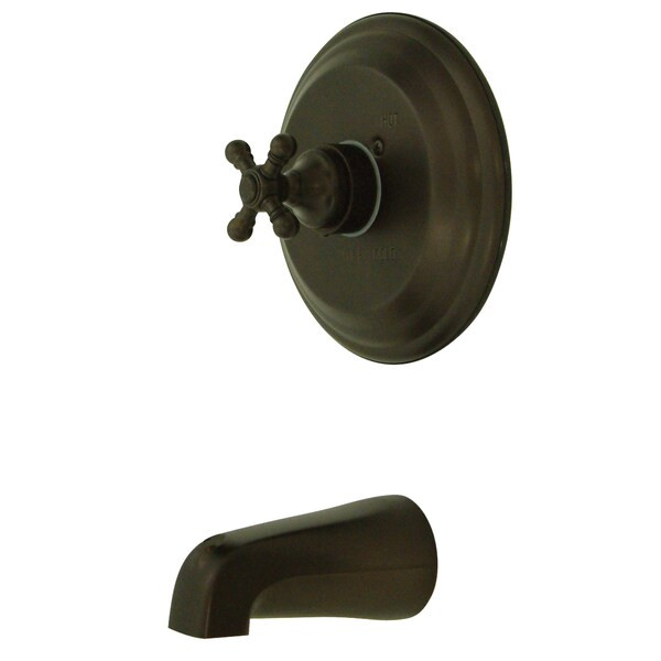 Tub and Shower Faucet, Standard, 2, Wall Mount, Oil Rubbed Bronze