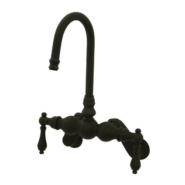 Wall-Mount Clawfoot Tub Faucet, Oil Rubbed Bronze, Tub Wall Mount