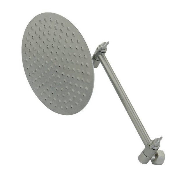 Kingston Brass Shower Head, Brushed Nickel, Wall Mount K136K8