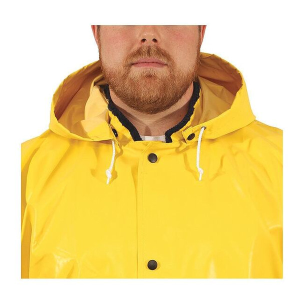 Tingley Flame-Resistant Rain Hood, Nylon, 9 oz, Yellow, L H12107