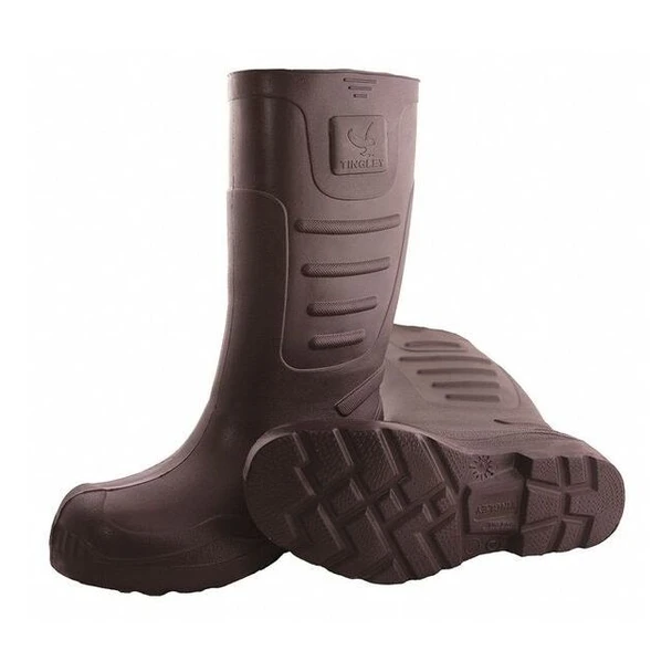 Tingley Men's Airgo Rubber Boot, Plain Toe, 15" Height, Brown, 6 21144.06.01