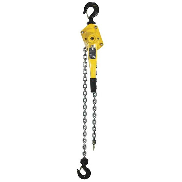 Lever Chain Hoist, 6,000 lb, 10 ft, Hook Mounted - No Trolley