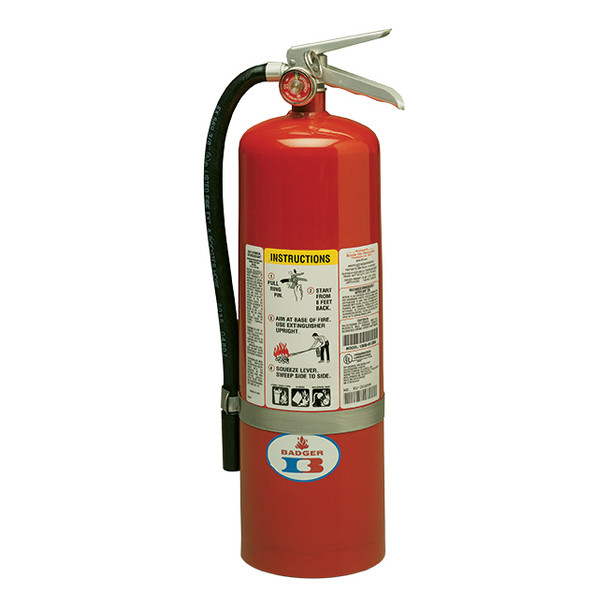 Badger™ Standard 10 lb ABC Fire Extinguisher w/ Wall Hook