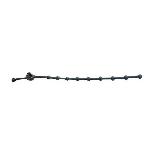 Erickson Beaded Cable Tie,8" L,Black,PK25 06810