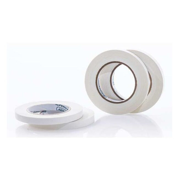 Masking Tape, 3/4 in W x 40 yd L, 6.3 mil Thick, White, Rubber Adhesive, 4 PK