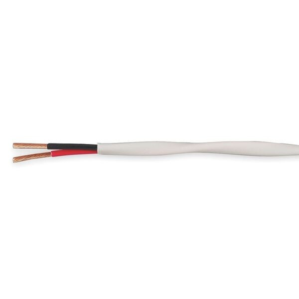 Power Limited and Communication Cable, 2 C, Natural, PVC, 1000 ft.