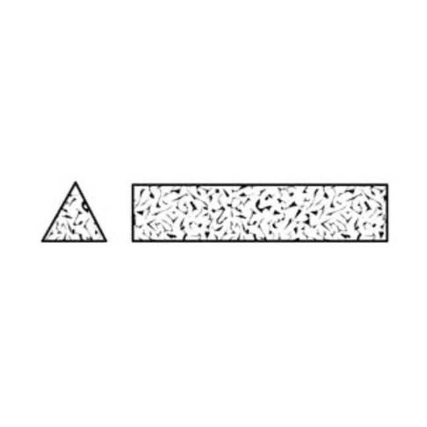 Norton Abrasives Sharpening File,Tri,A/O,Orange/Brn,Med 61463686265