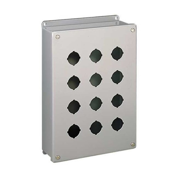 Nvent Hoffman Pushbutton Enclosure,2.75 in D,304 SS E1PBSS