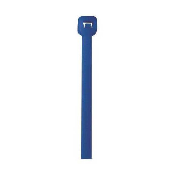 Partners Brand Cable Tie, 11 in L, Blue, Nylon, 50 lb Strength, 1000 PK CT115D