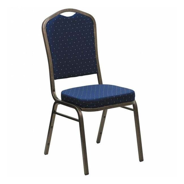 Hercules Banquet Chair, Blue Back, 17-1/4 in W 20-1/4" L 38" H, Fabric Seat