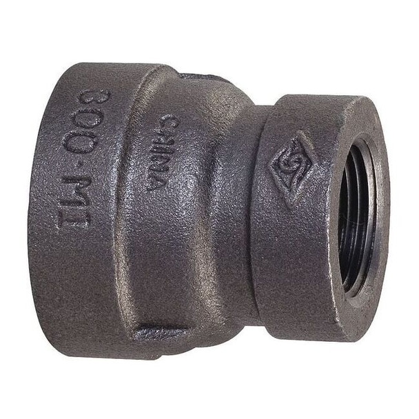 Reducer Reducer, 2" x 1/2" Pipe, FNPT, Malleable Iron, Class 300