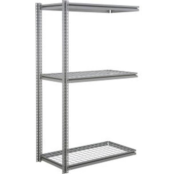 Global Industrial 3 Shelf Heavy Duty Boltless Shelving Z Beam Add On 48Wx36Dx96H