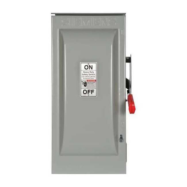 Siemens Fusible, Safety Switch, Heavy Duty, 240 V, 3PST HF323NR