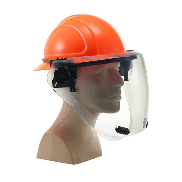 Salisbury Arc Flash Face Shield,12 cal/sq cm AS1200HAT-FB-PP